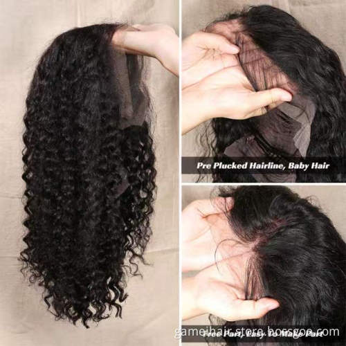 Wholesale Raw Brazilian Human Hair Hd Full Lace Frontal Bob Wig Vendor Deep Wave Virgin Human Hair Transparent Lace Front Wig